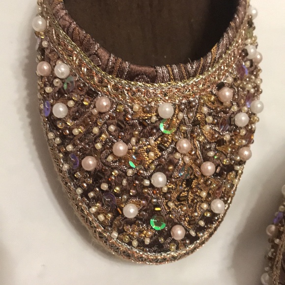 Steve Madden Bommbay Beaded Espadrille Wedges Women’s Size 8 - Picture 9 of 9